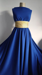 Stofa Elastica Albastru Regal, plină STO1198