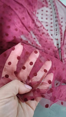 Tull elastic Grena cu Buline de catifea DAN1051