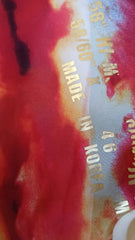 Voal chifon Bleumarin Imprimeu Focul Viu VOAL1064