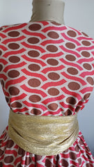 Tricot Ponteroma model Roșu cu Buline MaronTRI1045