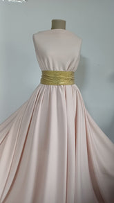 Scuba Roz Pal, material elastic cu 2 fete ELA1363