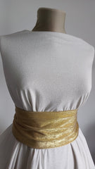 Lycra Texturata Alb ELA1101