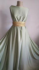 Matase Satinată Olive Deschis MAT1016