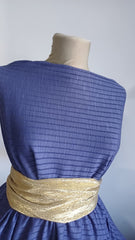 Tricot tip Rib, Lavanda, model cu dungi mai late TRI1042