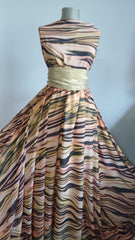 Voal Chiffon cu imprimeu „Nisipuri Mișcătoare”
VOAL1022