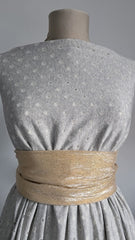 Jersey Gri cu Buline transparente -Viscoza 93% + Elastan 7% ELA1306