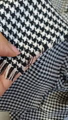 Stofa Picior de Cocoș 34% Viscoza, 64% Poliester, plină, moale și placută STO1384