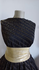 Lurex Negru/Auriu ELA1262
