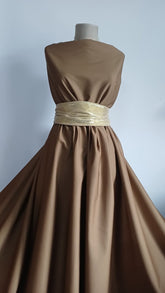 Stofa CAMEL INCHIS bumbac 100% STO1355