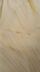 Voal Plisat Galben Deschis VOAL1239