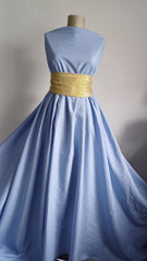 Tesatura Bumbac Baby Blue, fibră naturală 100% VIS1313