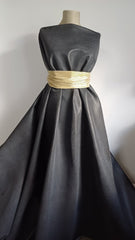 Imitație de piele Neagru spre Gri PIE1009