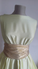 Milano Collection- Matase Satinata Galben Banan MAT1093