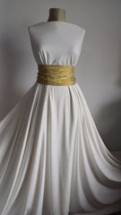 Lycra Texturata Alb ELA1101