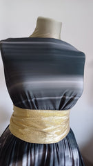 Lycra Fitness Dungi Degrade negru /bej/alb ELA1137