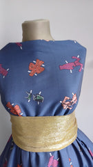 Denim Imprimeu Rochite MAT1327