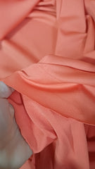 Crep Jerse Orange, fluid, elastic  ELA1364