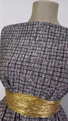 Tricot ponteroma Carouri Bej/Grena/Negru ELA1318