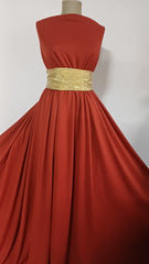 Material Elastic Texturat Caramiziu, plin  ELA1367