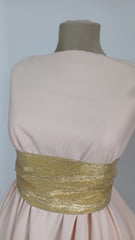 Stofă Ripsata Roz Pal, usor elastică  1361