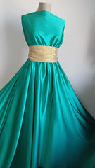 Matase satinata LUX, VERDE AQUA MAT1435
