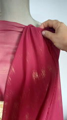 Voal Lurex Burgundy pete Aurii  VOAL1233