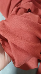 Material Elastic Texturat Caramiziu, plin  ELA1367