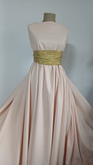 Stofă Ripsata Roz Pal, usor elastică  1361