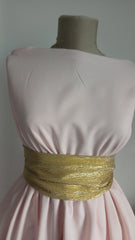 Tripluvoal Baby Roz cu ținuta ușor infoiata  VOAL1093