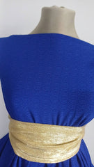 JAQUARD ALBASTRU REGAL MAT1159