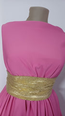 Stofa Ripsata Roz Intens - usor elastică  STO1362