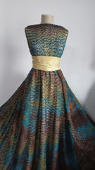 Tricot din fir de Catifea in Degrade, cu micropaiete fine  TRI1044