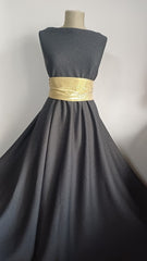 RIB -tricot din Bumbac Gri Antracit , fibra naturală 100%  BBC1245