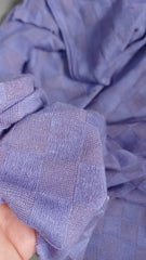 Tricot Tip Pulover Lavanda cu model pătrățele  TRI1031