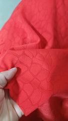 Milano Collection Marmorat Rosu Aprins- material elastic cu model in relief caun brocard ELA1371