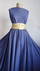 Tricot tip Rib, Lavanda, model cu dungi mai late  TRI1042