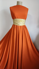 Material Elastic Ripsat Caramiziu, gros  ELA1173