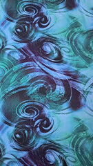 Tripluvoal cu Imprimeu Abstract – Motive Spiralate VOAL1202