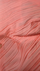 Voal Plisat Roz Somon  VOAL1229