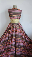 Voal Chifon Imprimeu Rainbow Mountain VOAL1218