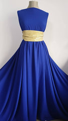 JAQUARD ALBASTRU REGAL MAT1159