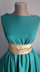 Latina Spandex Verde Smarald, stofa usor elastică  STO1171