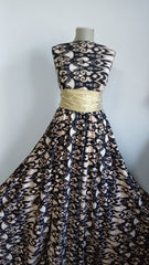 Jerse din Bumbac cu Elastan – Model Etno Maron/BejELA1391