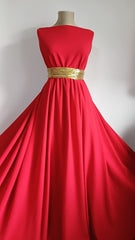 Scuba crepe ROSU INTENS  ELA1063