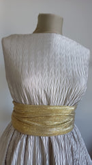 Material Elastic Sidefiu plisat in V-uri ELA1239