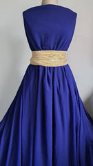 Voal Chifon Albastru Regal  VOAL1218