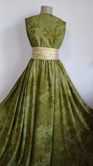 Mătase Elastică Olive Degrade – Indonezia MAT1107