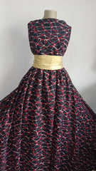 Voal Crinckle Marmorat Negru /Rosu/Alb/Gri VOAL1114