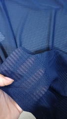 Plasa Lycra Bleumarin, cu model dungat  ELA1503