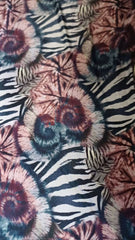 Mătase Satinată cu Imprimeu Tie-Dye MAT1607